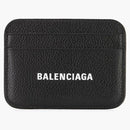 Balenciaga Cash Logo Card Holder Black/White