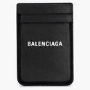 Balenciaga Cash Magnet (2 Card Slots) Phone Card Holder Black/White