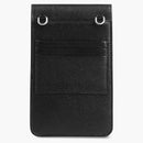 Balenciaga Cash Phone and Card Holder Black
