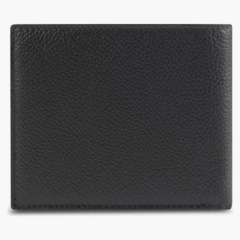 Balenciaga Cash Square (8 slot pro karty 2 Bill Commartments) Složená peněženka černá/bílá