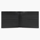 Balenciaga Cash Square (Slot de 8 tarjetas 2 Commartes Bill) Billetera doblada Negro/Blanco