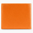Balenciaga Cash Square (8 Card Slot 2 Bill Commartments) Folded Wallet Orange/Black