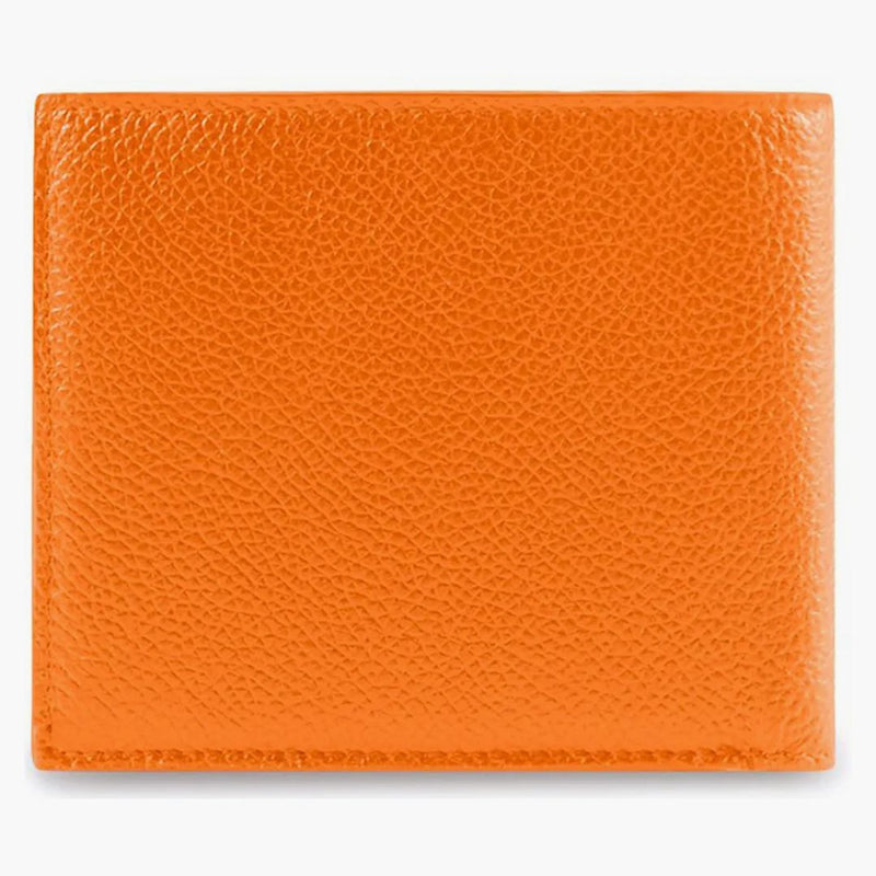 Balenciaga Cash Square (8 kartových slotů 2 Bill Commartments) Složená peněženka oranžová/černá