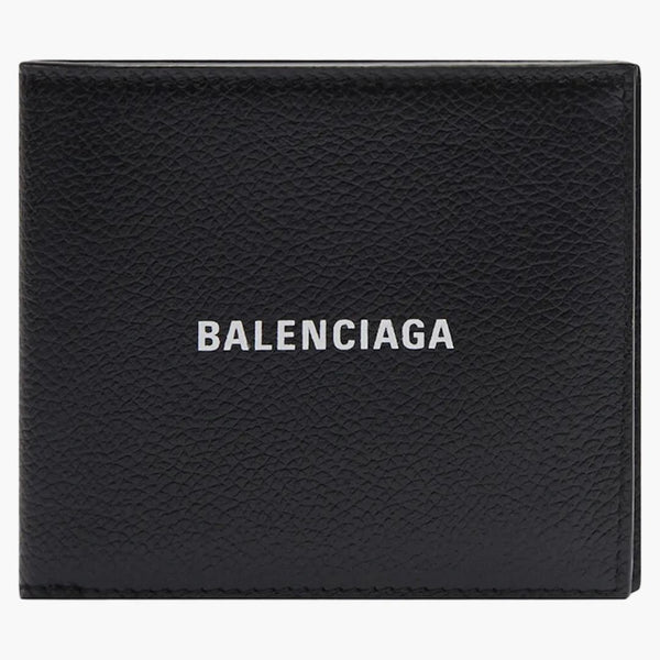 Balenciaga Cash Square vikta mynt plånbok svart/vitt