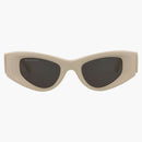 Balenciaga Cat Eye Sunglasses Beige/Gray (BB0243S-30013524-003)