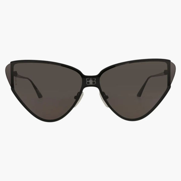 Balenciaga Cat Eye occhiali da sole nero/nero/grigio (BB0191S-30011959-001)