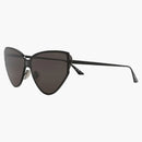 Balenciaga Cat Eye Sunglasses Black/Black/Gray (BB0191S-30011959-001)