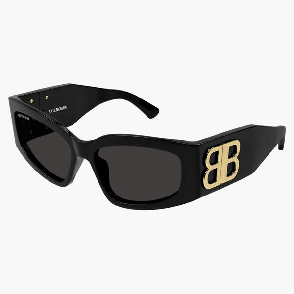 Balenciaga Cat Eye occhiali da sole nero/grigio (BB0321S-002)