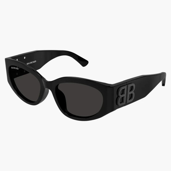 Balenciaga Cat Eye occhiali da sole nero/grigio (BB0324SK-001)
