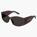 Gafas de sol Balenciaga Cat Eye marrón/gris (BB0329S-004)