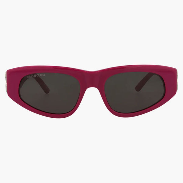 Balenciaga Cat Eye occhiali da sole Fucsia/argento/grigio (BB0095S-30008868-017)