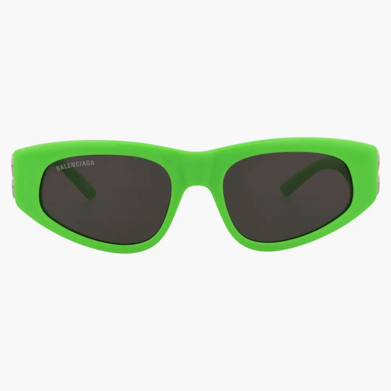 Gafas de sol Balenciaga Cat Eye Green/Silver/Grey (BB0095S-30008868-009)