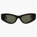 Balenciaga Cat Eye Sunglasses Havana/Green (BB0243S-30013524-002)