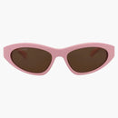 Balenciaga Cat Eye Sunglasses Pink/Brown (BB0207S-30011968-004)