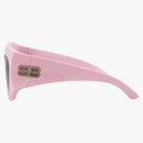 Gafas de sol Balenciaga Cat Eye Pink/Pink/Brown (BB0256S-30013971-004)