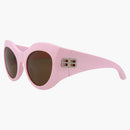 Gafas de sol Balenciaga Cat Eye Pink/Pink/Brown (BB0256S-30013971-004)
