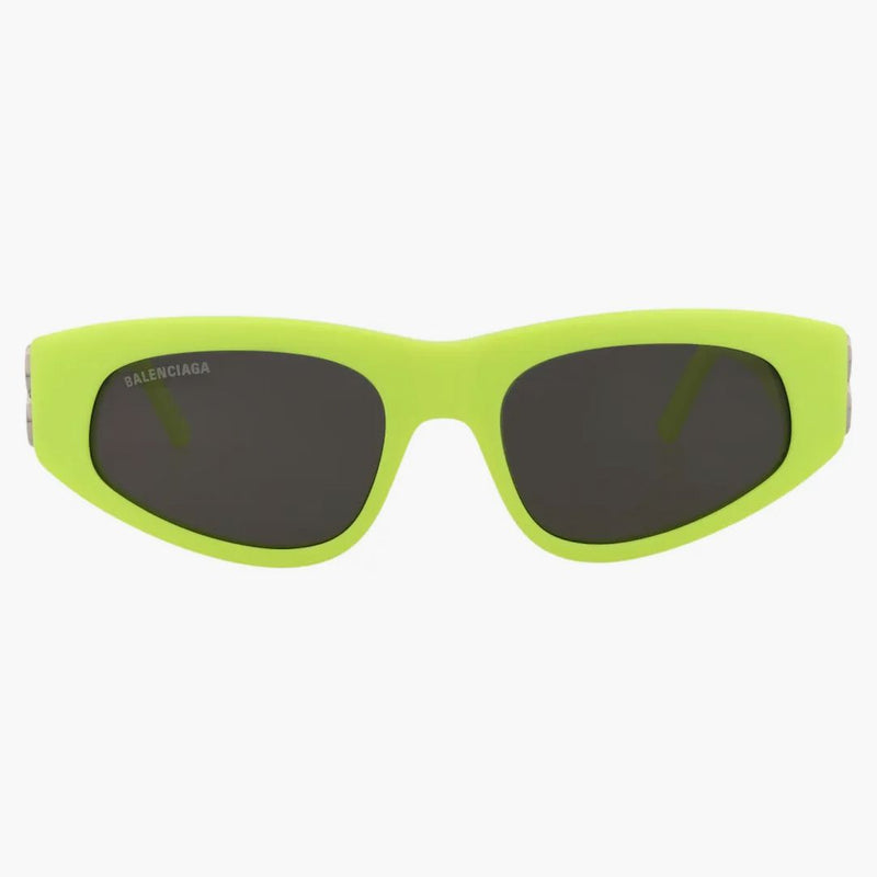 Balenciaga Cat Eye Sunglasses Yellow/Silver/Gray (BB0095S-30008868-007)