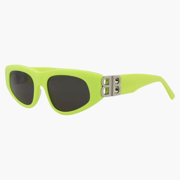 Balenciaga Cat Eye occhiali da sole giallo/argento/grigio (BB0095S-30008868-007)