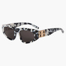 Balenciaga Cateye Sunglasses White Marble/Brown (BB0095S)