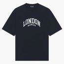 Balenciaga Cities London Medium Fit Camiseta Black/White