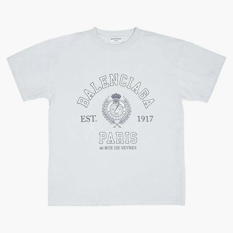 Balenciaga College 1917 camiseta blanca