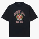 Balenciaga College Medium Fit T-shirt Black/red/white