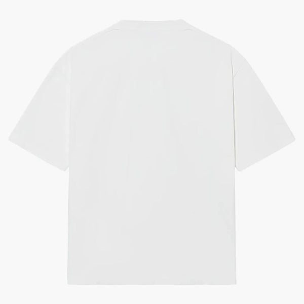 Camiseta Medium Fit Balenciaga College White/Azul/Amarillo
