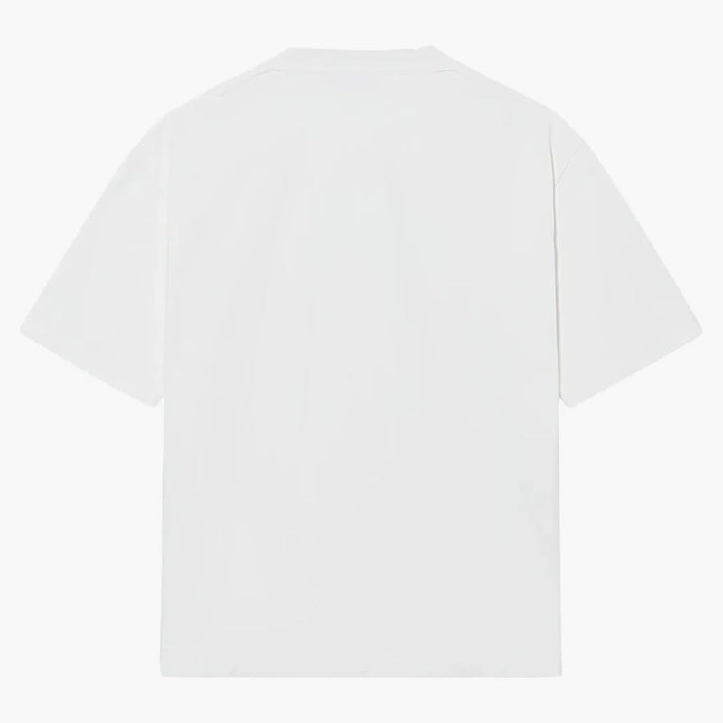 Camiseta Medium Fit Balenciaga College White/Azul/Amarillo