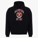 Balenciaga College Wide Fit Hoodie Black