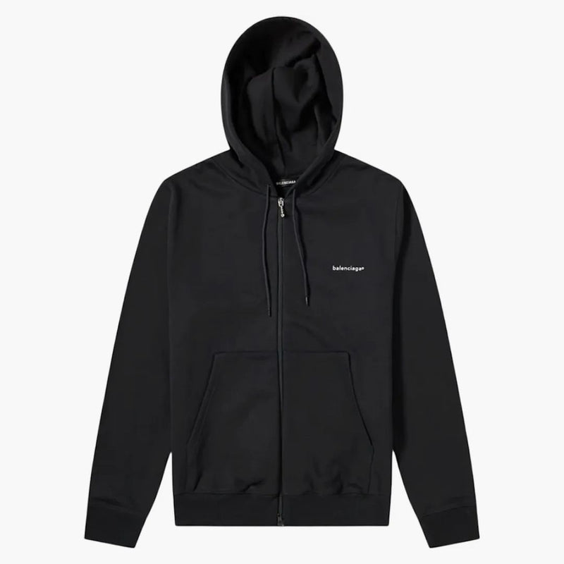 Balenciaga Copyright logo con capucha con cremallera