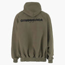 Balenciaga Cotton Hooded Khaki Green