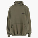 Balenciaga Cotton Hooded Khaki Green