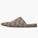 Balenciaga Cozy Jacquard Mules Brown