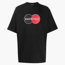 Balenciaga Credit Card Logo Oversized Fit T-Shirt Black