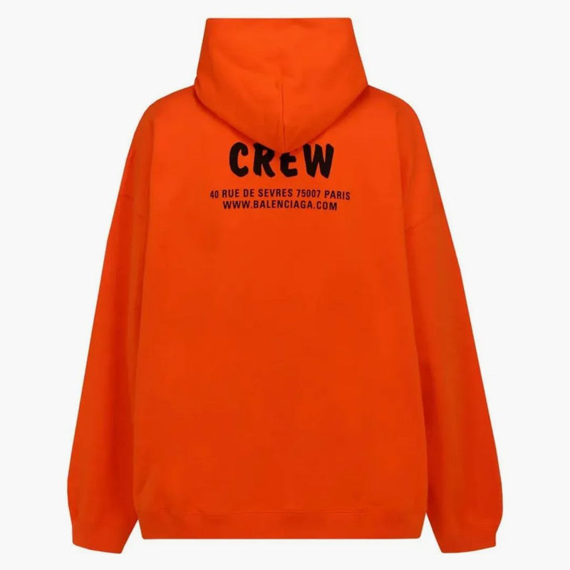 Balenciaga Crew Logo con capucha con sudadera