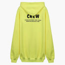 Balenciaga crew oversize hoodie yellow