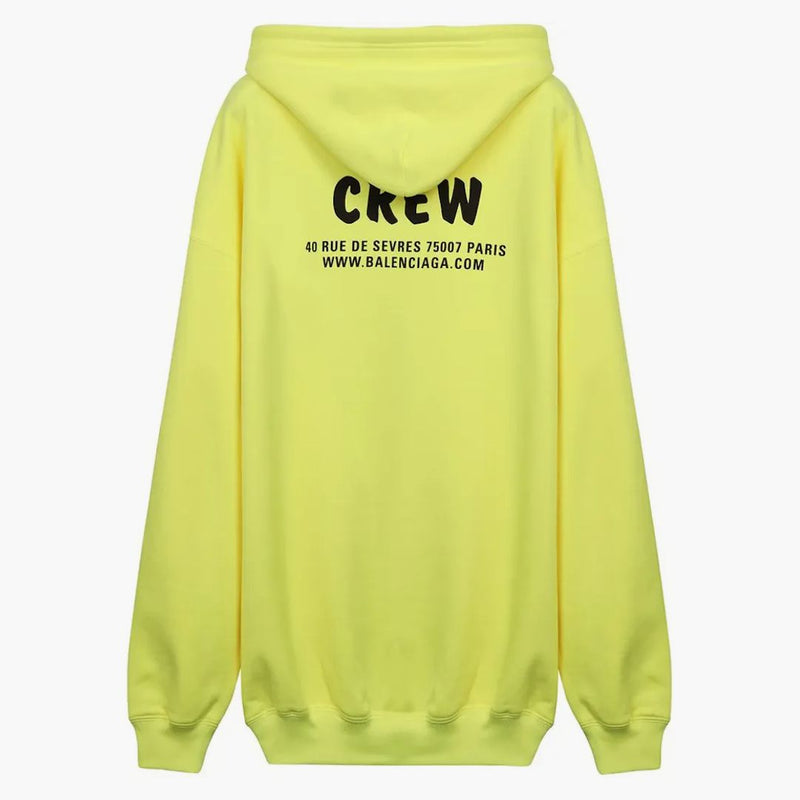 Balenciaga Crew de gran tamaño amarillo