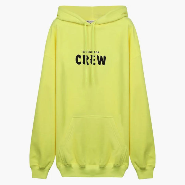 Balenciaga Crew de gran tamaño amarillo