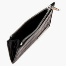 Balenciaga Croc Embossed (5 Card Slot) Coin Card Holder Black