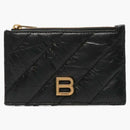 Balenciaga Crush Coi Card Holder Black