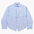 Balenciaga Cut Up Shirt Blue/White