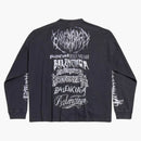 Balenciaga DIY Metal Longsleeve Medium Fit T-Shirt Black/White