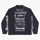 Balenciaga DIY Metal Longsleeve Medium Fit T-Shirt Black/White