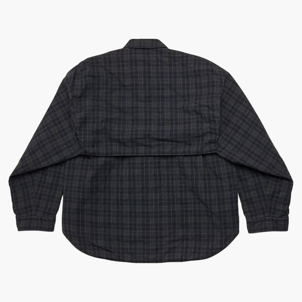 Balenciaga Detalle Manges Gran camisa de ajuste gris