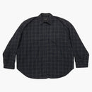 Balenciaga Detail Sleeves Large Fit Shirt Gray