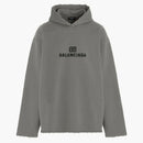 Balenciaga Districted BB Pixel Hoodie Taupe