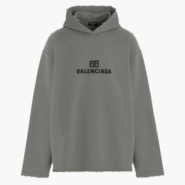 Balenciaga Districth BB Pixel Hoodie Taupe