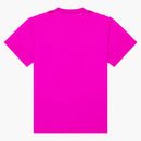 Balenciaga angustiado pequeño ajuste Esto no es logo camiseta rosa negro