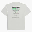 Balenciaga Clean Cleaning Boxy Logo Tee White