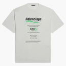 Balenciaga Clean Cleaning Boxy Logo Tee White
